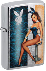 Zippo-Style Lighter Bronze - Zippo Brushed Chrome Brushed Chrome - Zippo
