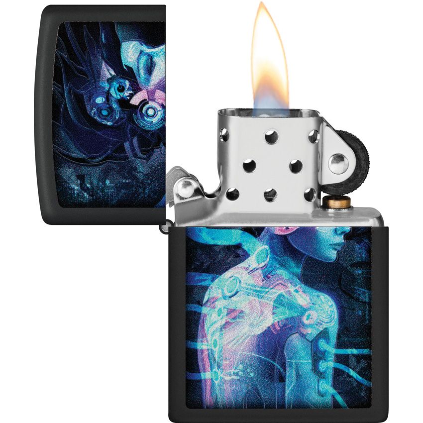 Zippo Woman Design Black Matte - Zippo (image 3)