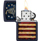 Zippo Decorative Lighter Blue Matte - Zippo (image 3)