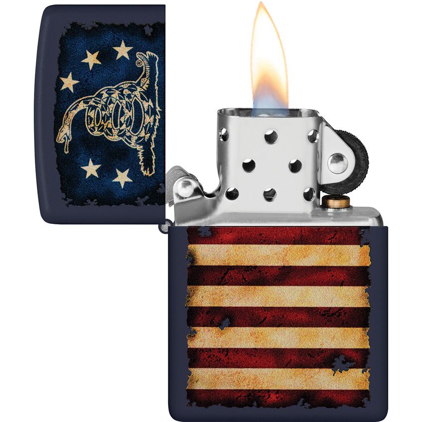 Zippo Decorative Lighter Blue Matte - Zippo (image 3)