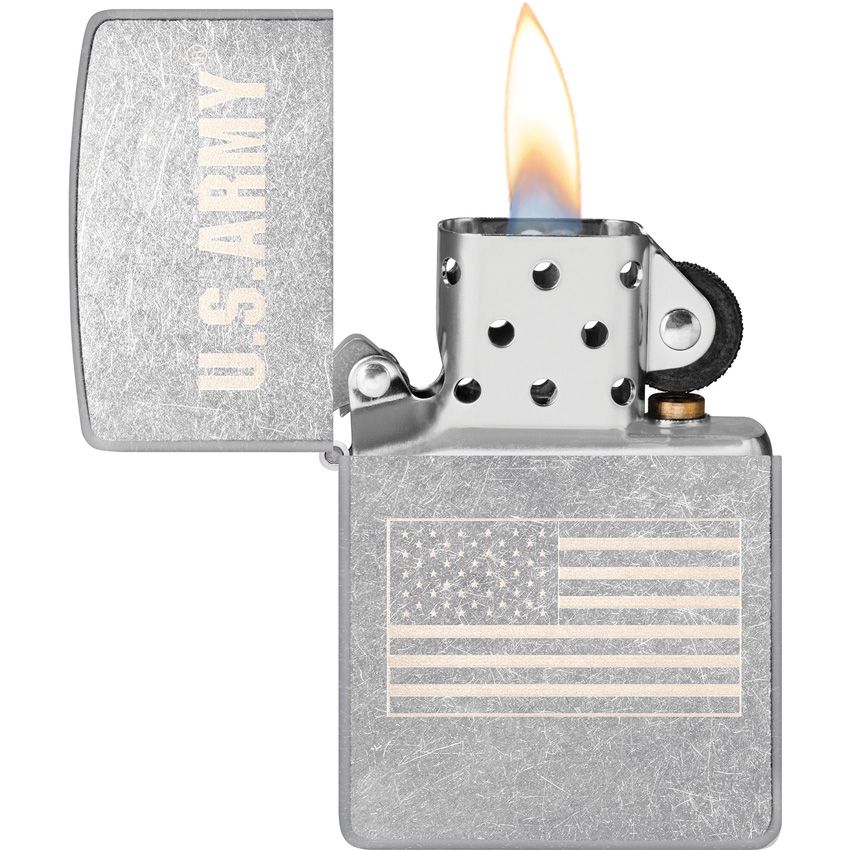 Zippo Army Lighter Street Chrome (3) - Zippo (image 3)