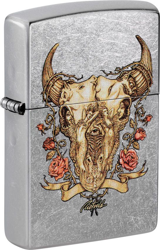 Decorative Lighter - Zippo Street Chrome Street Chrome - Zippo