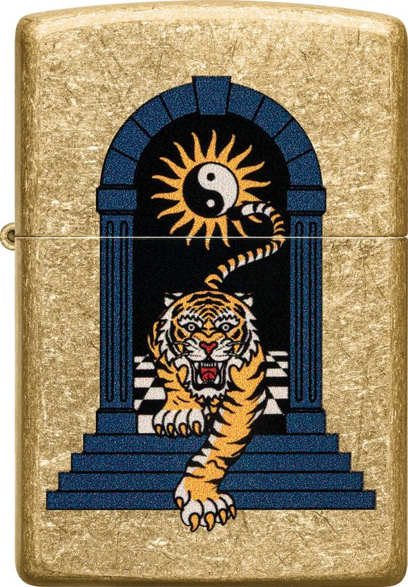 Decorative Lighter - Zippo Tumbled Brass Tumbled Brass - Zippo
