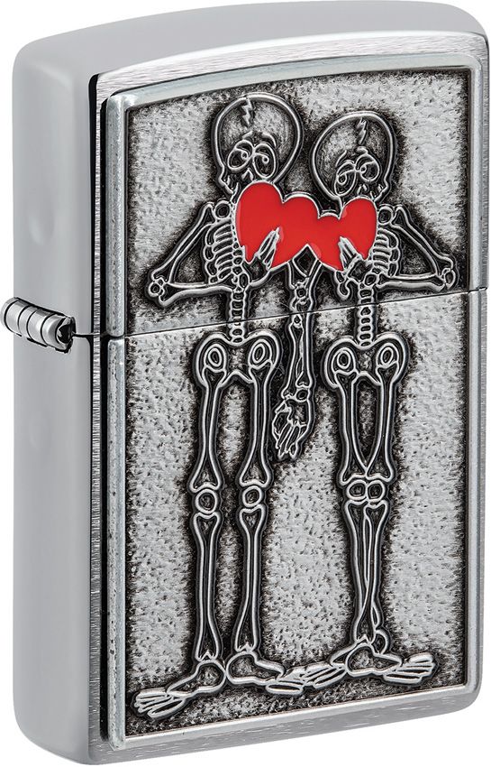 Decorative Lighter - Zippo Brushed Chrome Brushed Chrome - Zippo