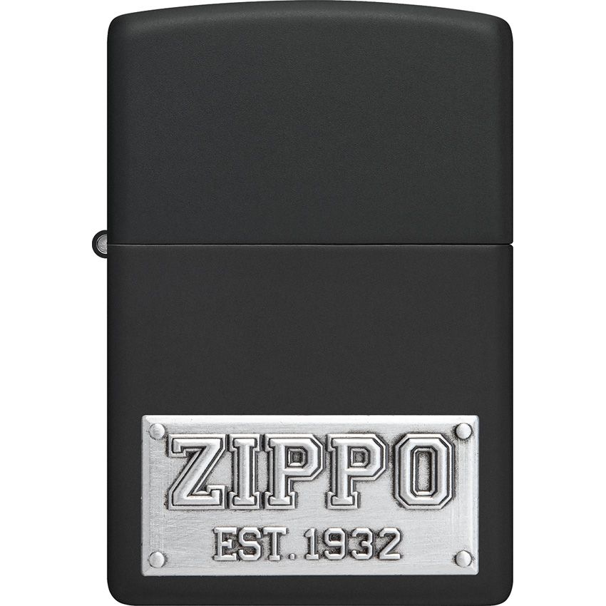 Zippo Emblem Lighter Black Matte (3) - Zippo (image 2)
