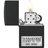 Zippo Emblem Lighter Black Matte (3) - Zippo (image 3)