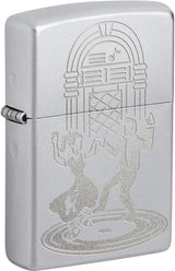 Decorative Lighter - Zippo Satin Chrome Satin Chrome - Zippo