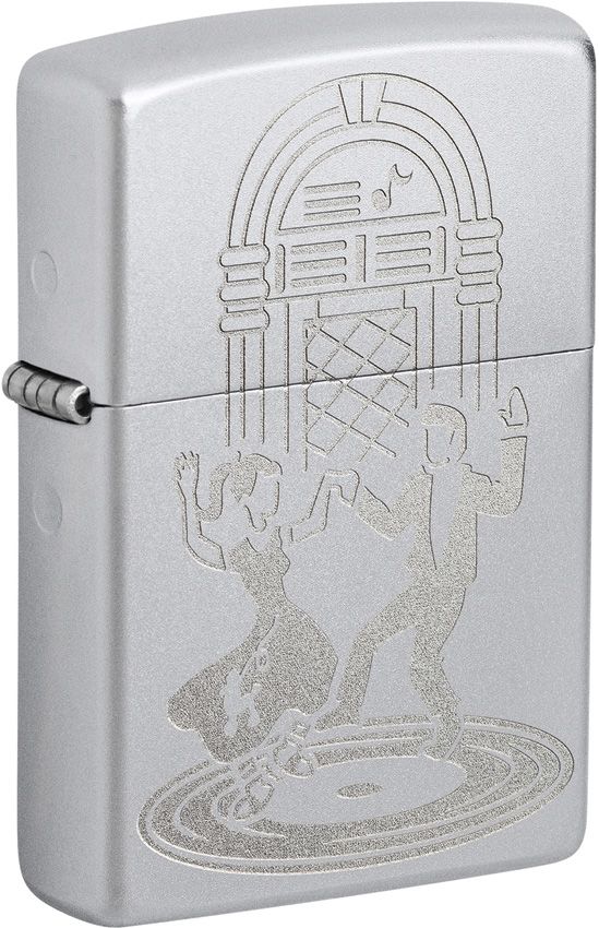 Decorative Lighter - Zippo Satin Chrome Satin Chrome - Zippo