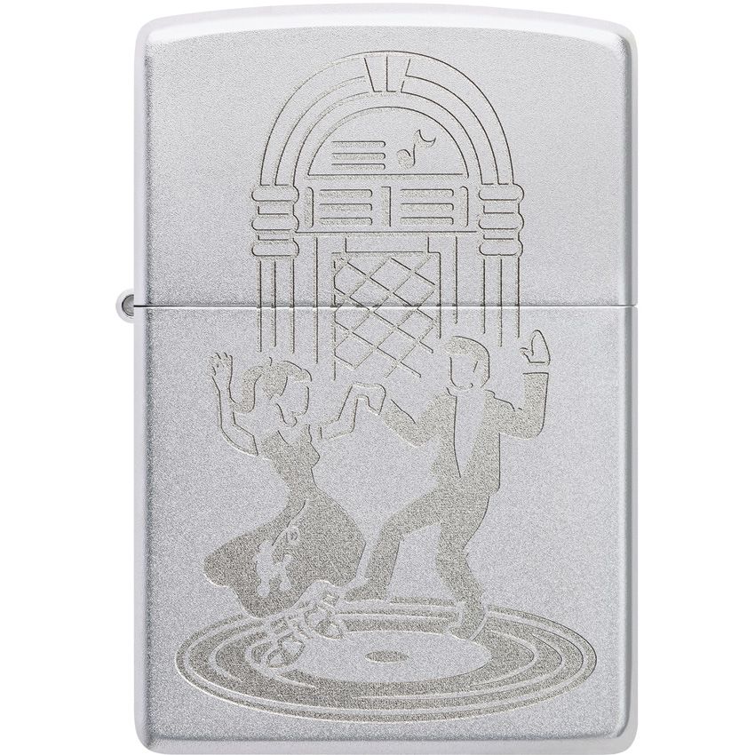 Zippo Dance Lighter Satin Chrome - Zippo (image 2)