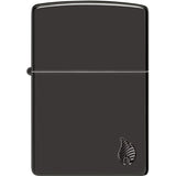 Zippo Flame Lighter High Polish Black Ice - Zippo (image 2)