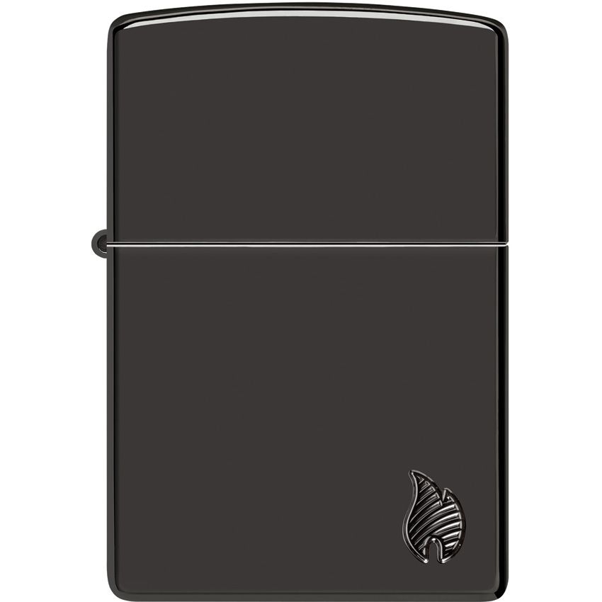 Zippo Flame Lighter High Polish Black Ice - Zippo (image 2)