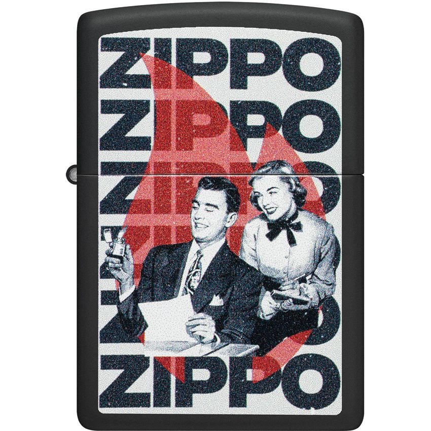 Zippo Design Lighter Black Matte (14) - Zippo (image 2)