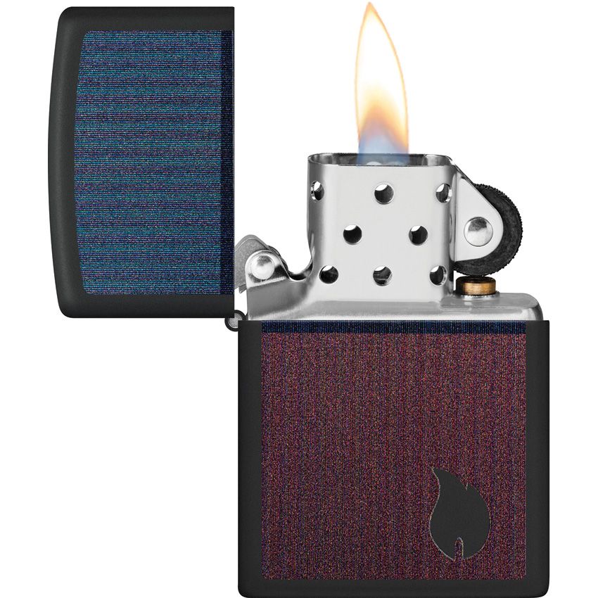 Zippo Flame Lighter Black Matte - Zippo (image 3)