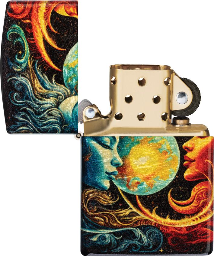 Zippo Moon Lighter Tumbled Brass - Zippo (image 5)