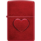 Zippo Heart Lighter Candy Apple Red - Zippo (image 2)