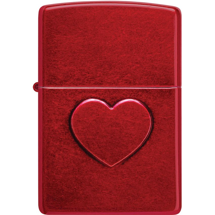 Zippo Heart Lighter Candy Apple Red - Zippo (image 2)