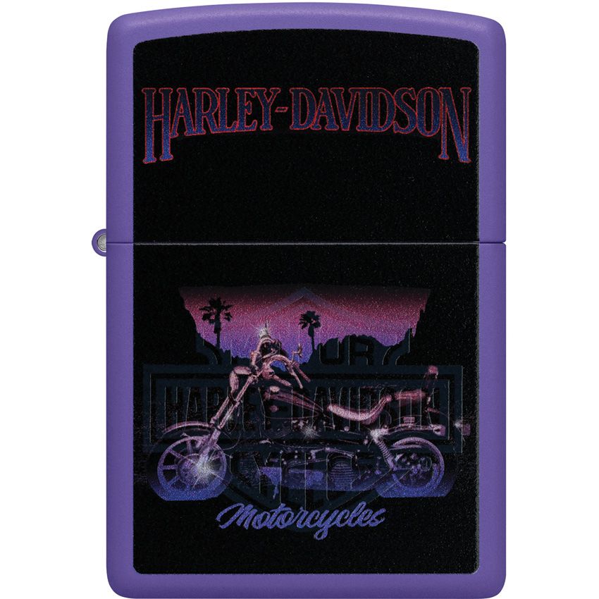 Zippo Davidson Lighter Purple Matte - Zippo (image 2)