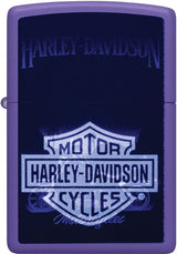 Zippo Davidson Lighter Purple Matte - Zippo (image 3)