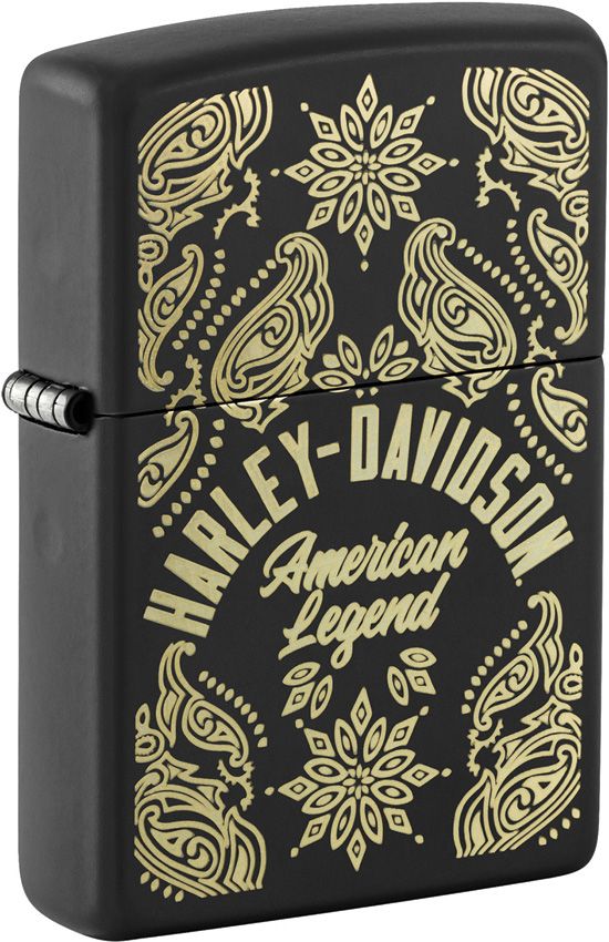 Zippo-Style Lighter Bronze - Zippo Black Matte Black Matte - Zippo
