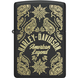 Zippo Davidson Lighter Black Matte (2) - Zippo (image 2)