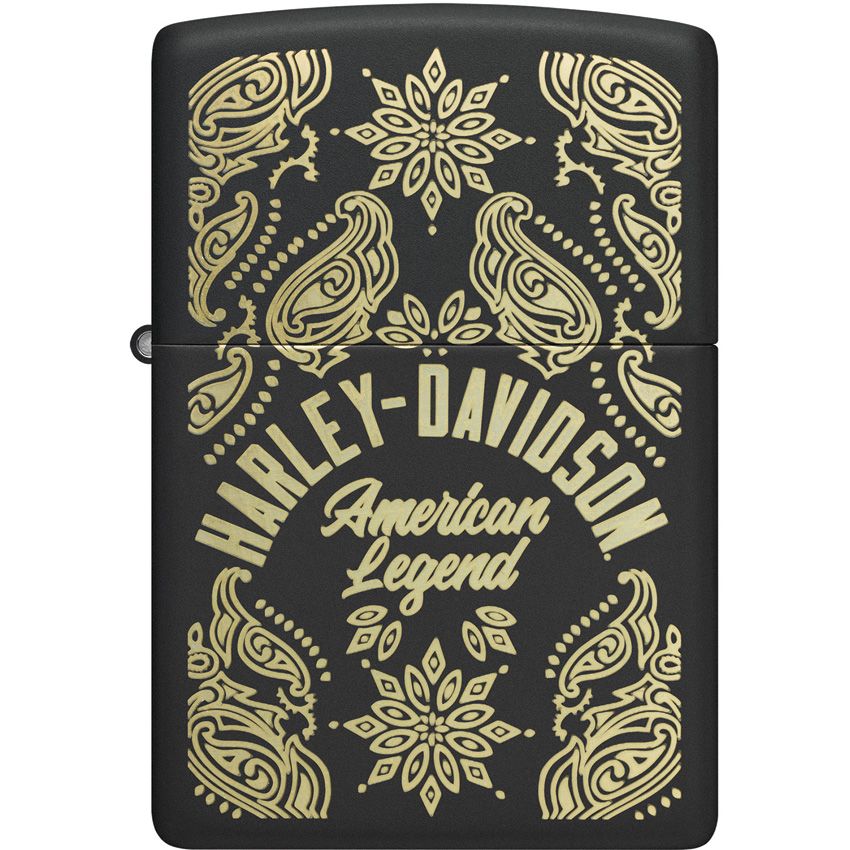 Zippo Davidson Lighter Black Matte (2) - Zippo (image 2)