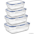 AIRTIGHT RECTANGULAR FOOD CONTAINER SET 4 (50