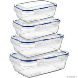 Peak Kit AIRTIGHT RECTANGULAR FOOD CONTAINER SET 4 (50 - Peak Kit