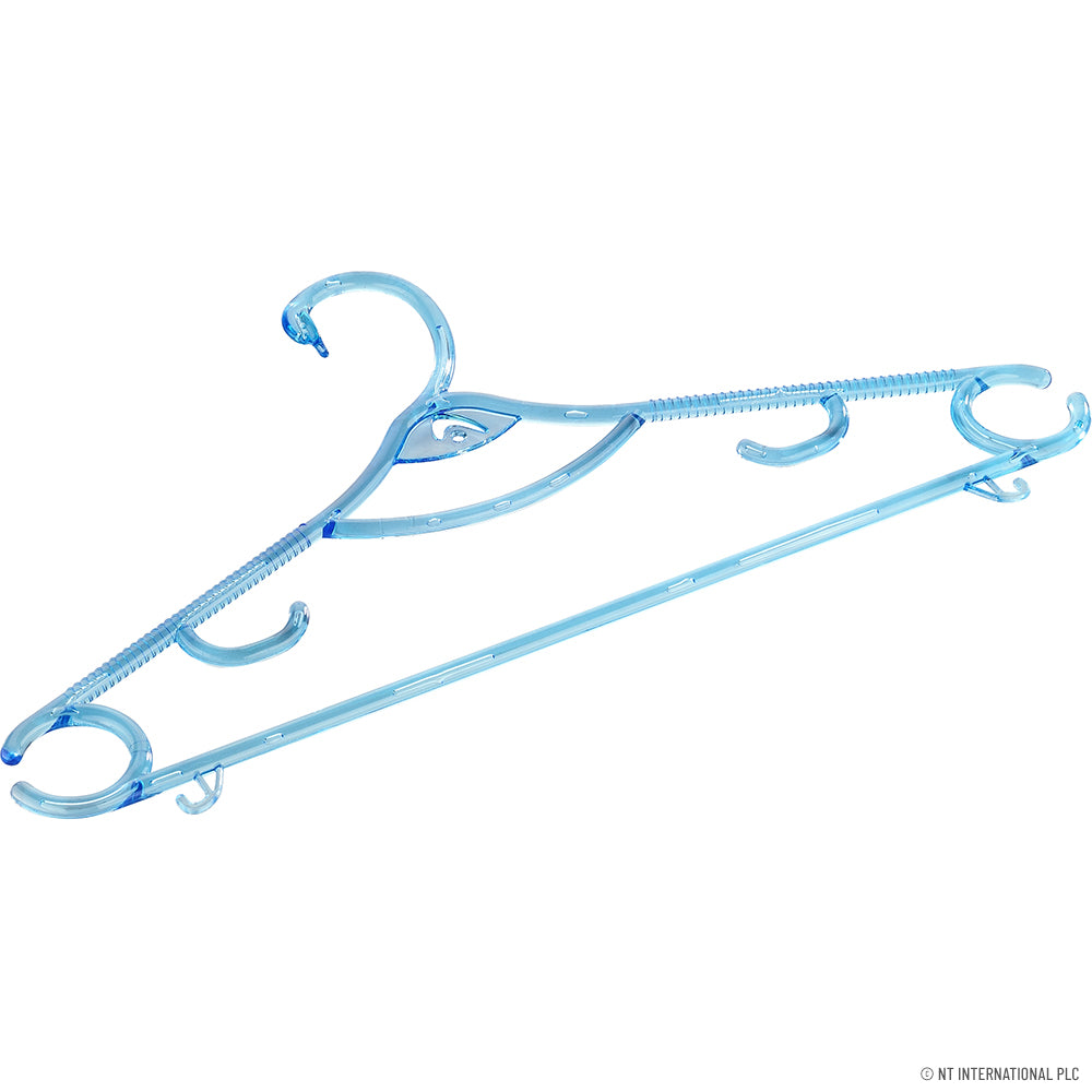 6pc Swan Clothes Hanger - Crystal