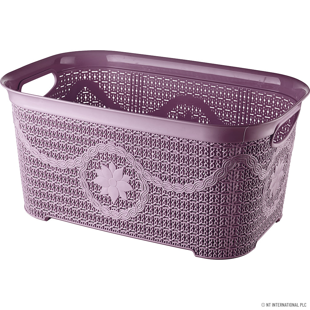 N0. 4 Knit Laundry Basket - Rect