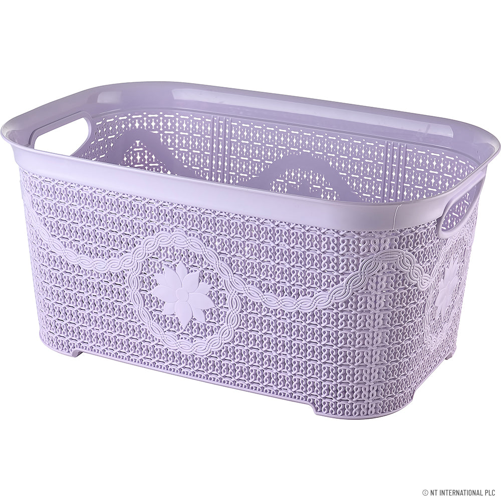 N0. 2 Knit Laundry Basket - Rect