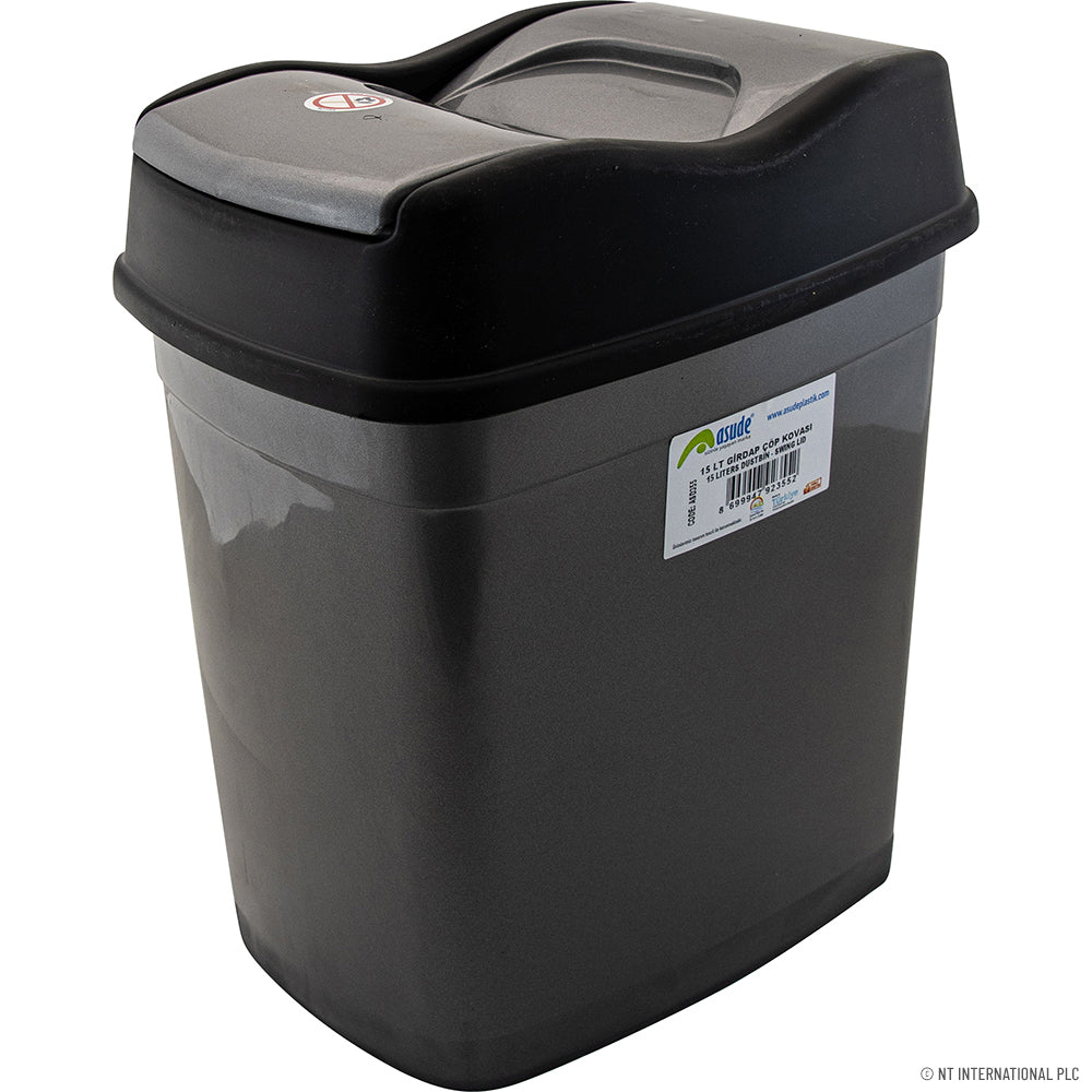 15LT Dustbin Swing Lid