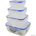 4pc Sealed Container - Rectangular