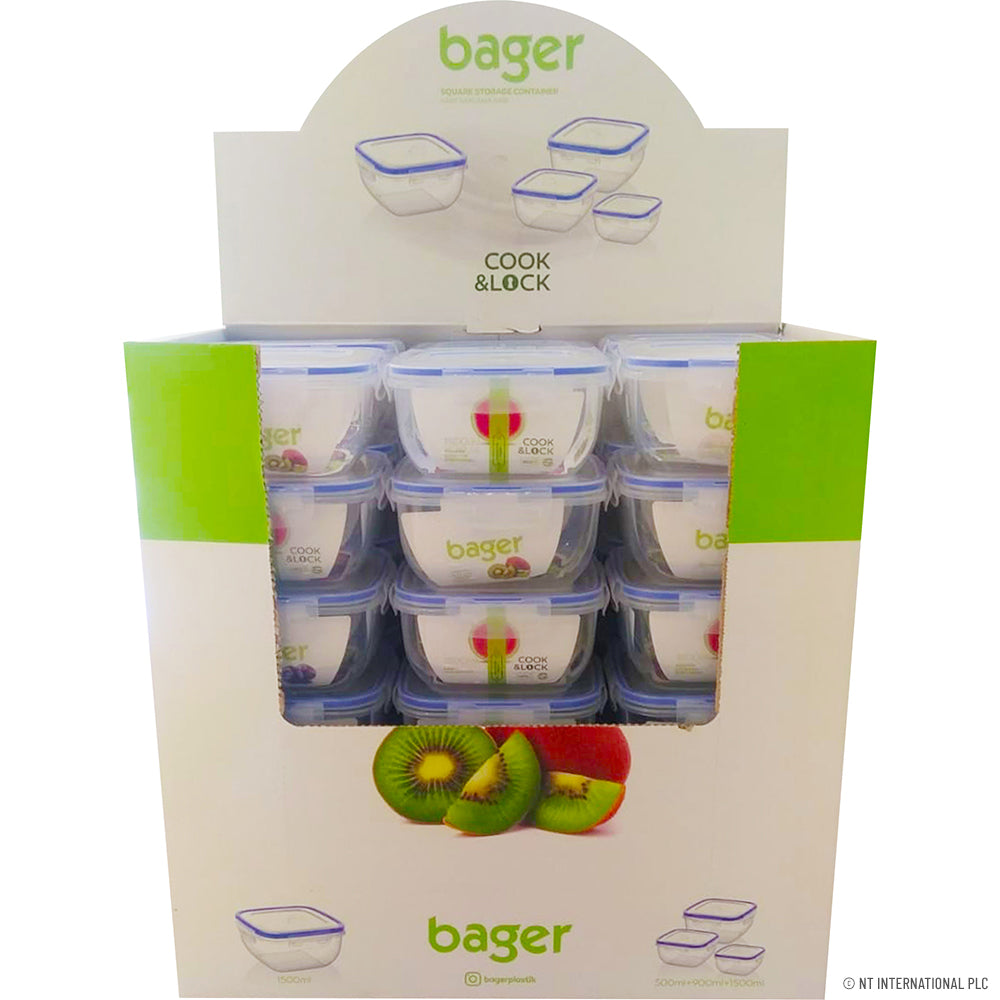 Cook & Lock Square Storage 500ml