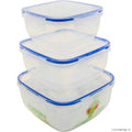 3pc Sealed Container - Square