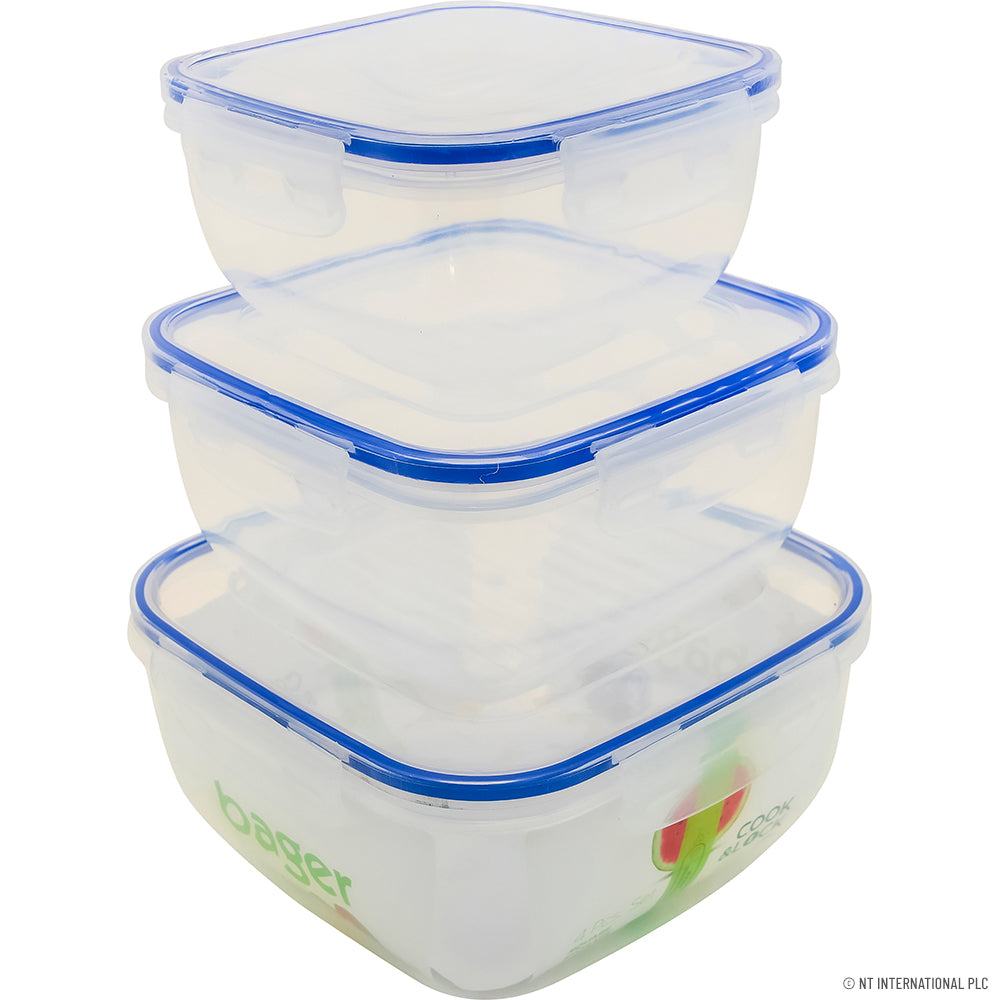 3pc Sealed Container - Square