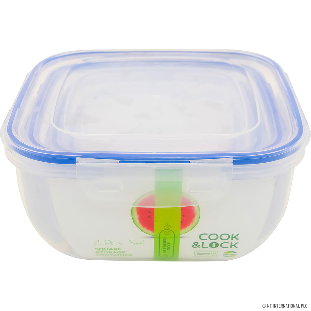 3pc Sealed Container - Square