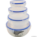 4pc Sealed Container - Round