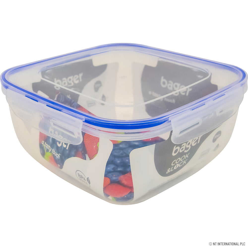 Cook & Lock square storage container 3750 Ml