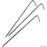 100 Pk - 7" Steel Roundwire Peg -Silver