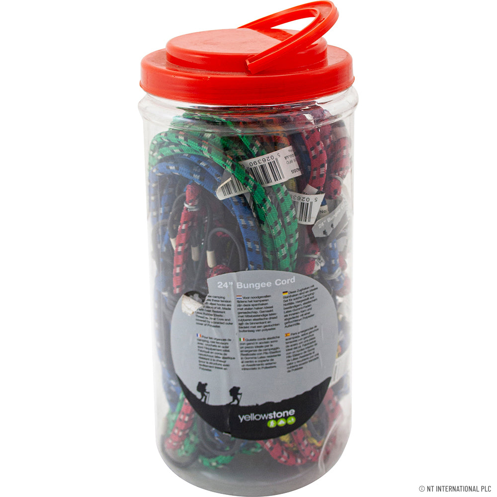 "24 Pk - 24"""" Bungee Cord -Assorted" ( 1 UN