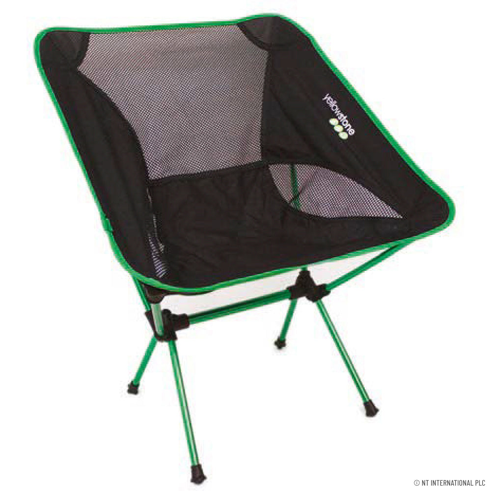 Lightweight Chair - Green Frame / Black Top