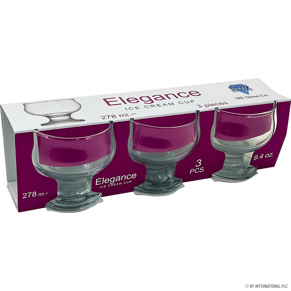 Peak Kit 3pcs Elegance Ice Cream Cup 278ml - Peak Kit