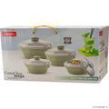 4pc Cassaglass Hot Pot Set- 1.0L, 1.5L, 2.0L,