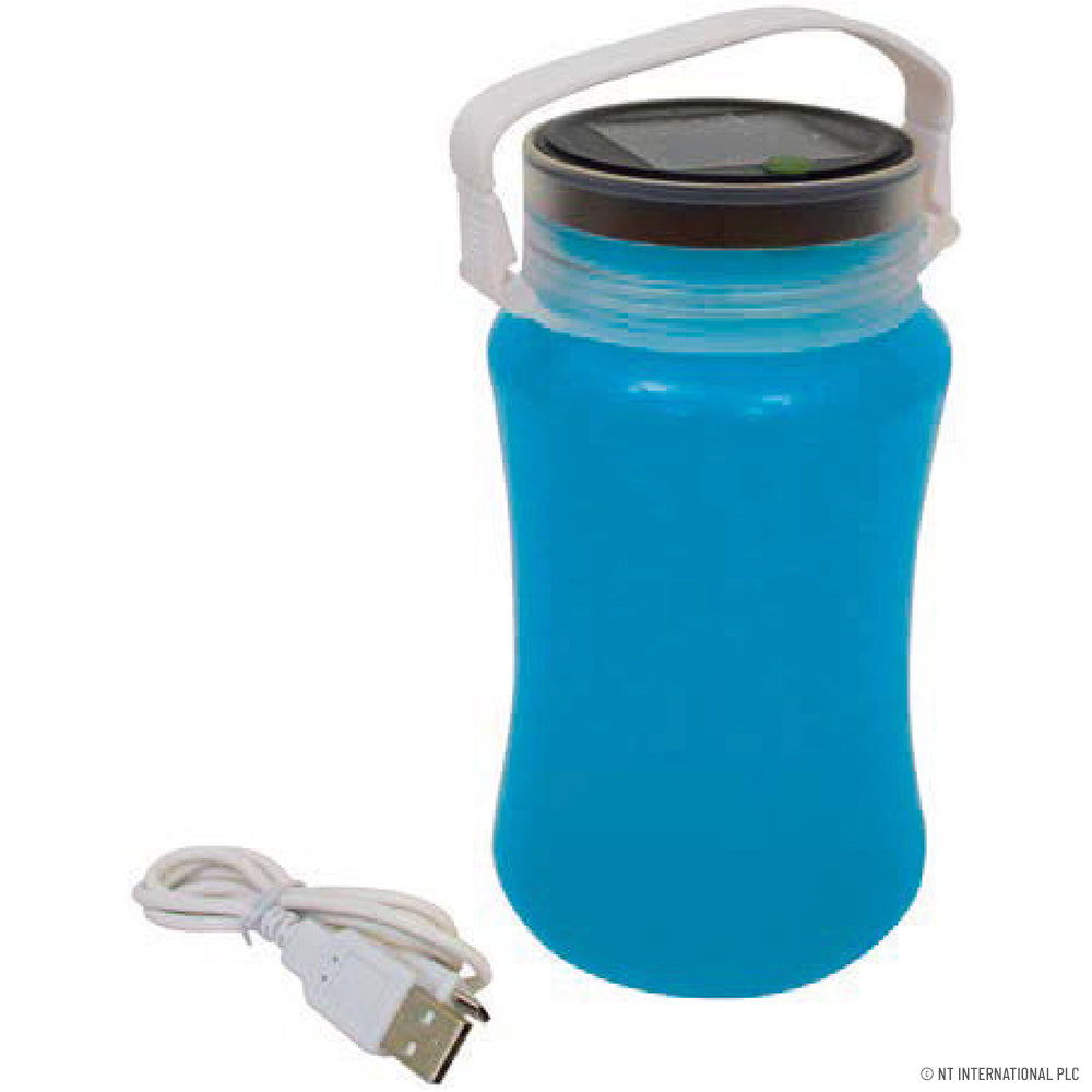 Solar Storage LED Light - Blue