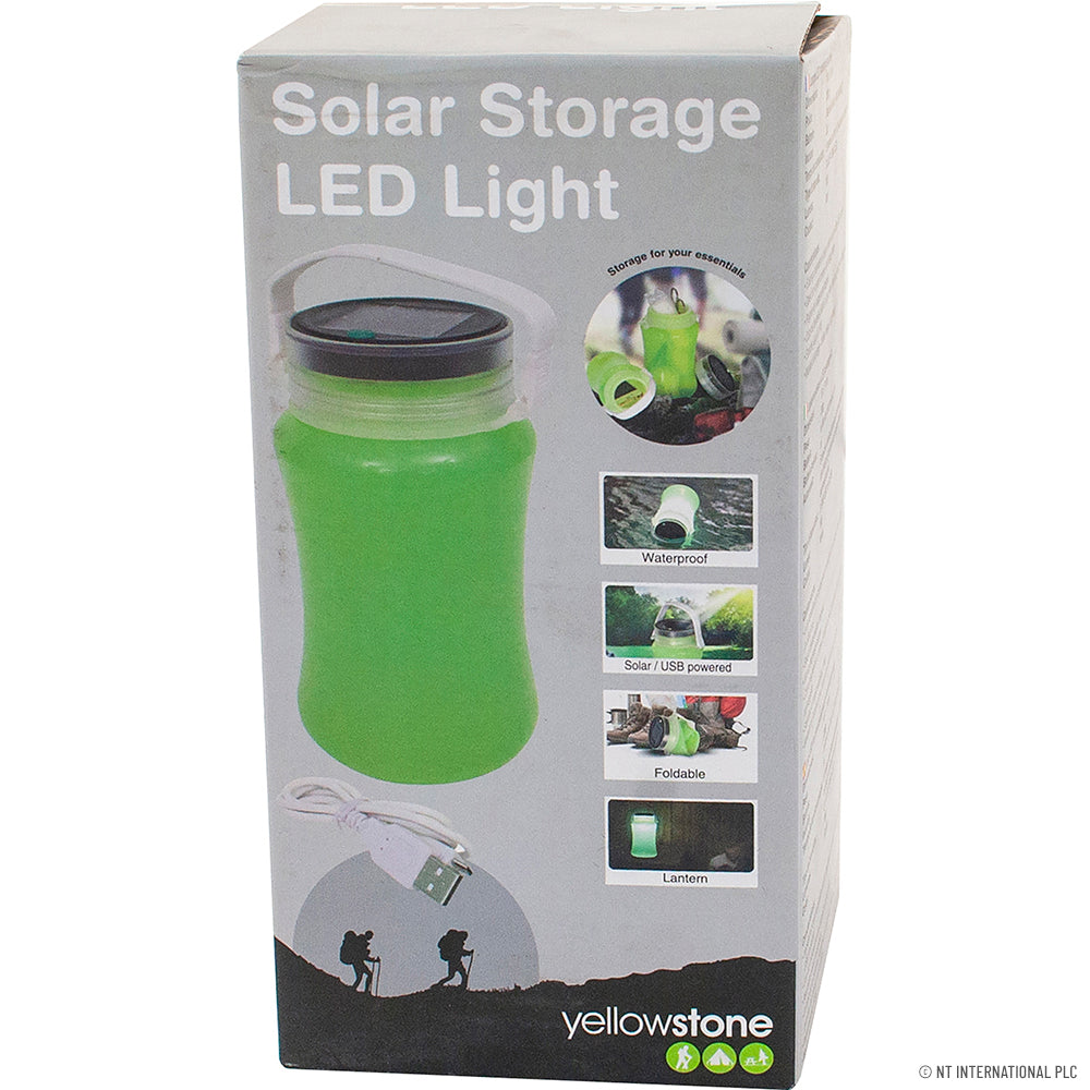 Solar Storage LED Light - Blue