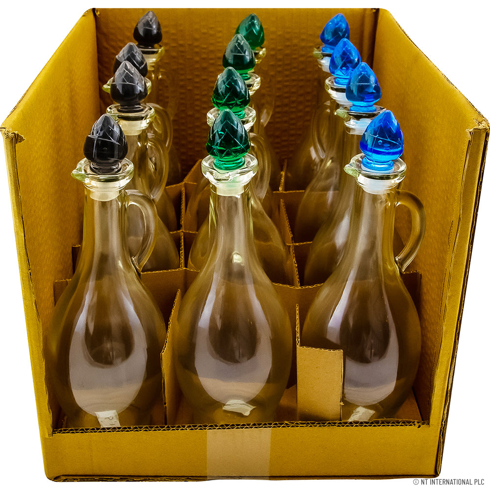 500 CC OIL & VINEGAR BOTTLE WITH CORN LID