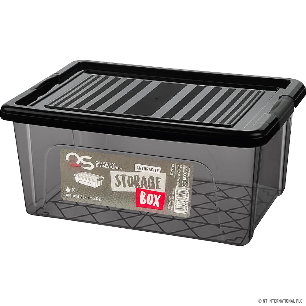 2 LT ANTHRACITE STORAGE BOX