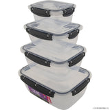 Peak Kit RECTANGLE LEAKPROOF 4 PCS STORAGE BOX SET (40 - Peak Kit