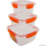 Peak Kit SQUARE LEAKPROOF 3 PCS STORAGE BOX SET (500-9 - Peak Kit