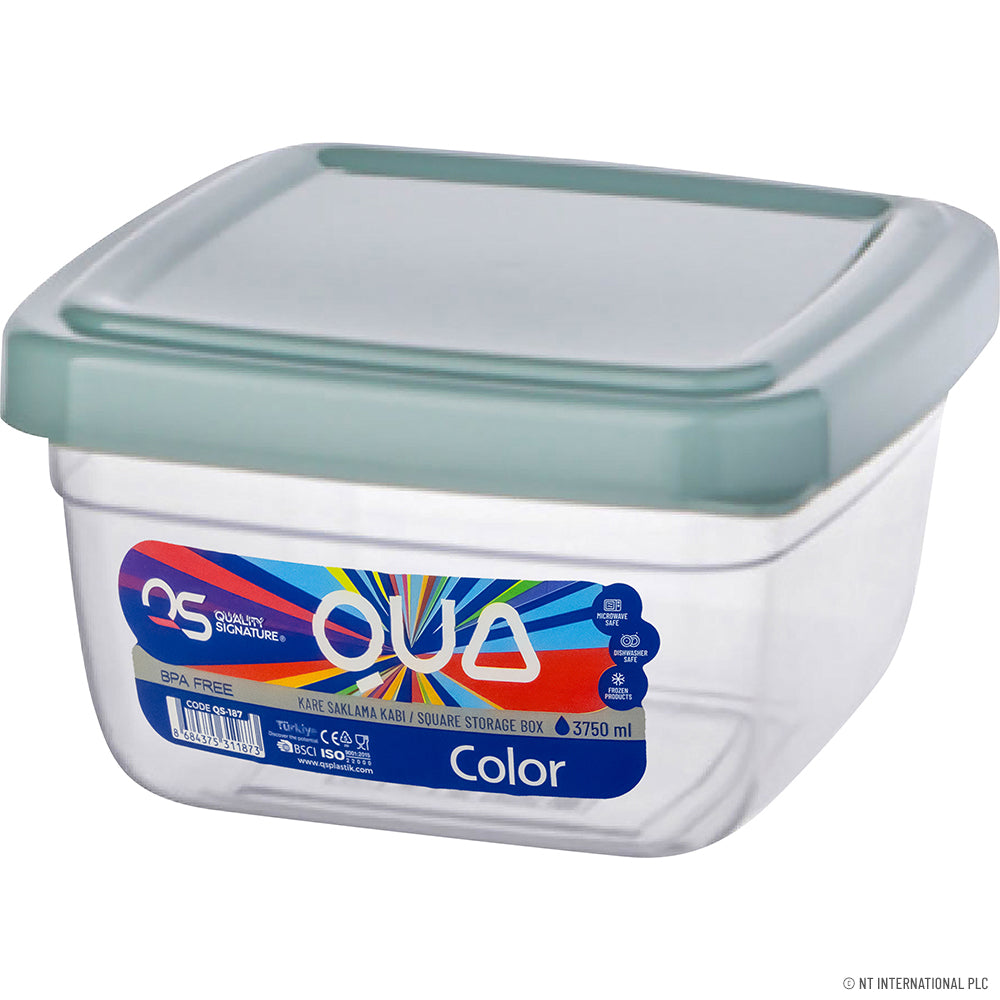 500 ML QUA COLOR SQUARE STORAGE BOX